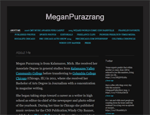 Tablet Screenshot of meganpurazrang.com